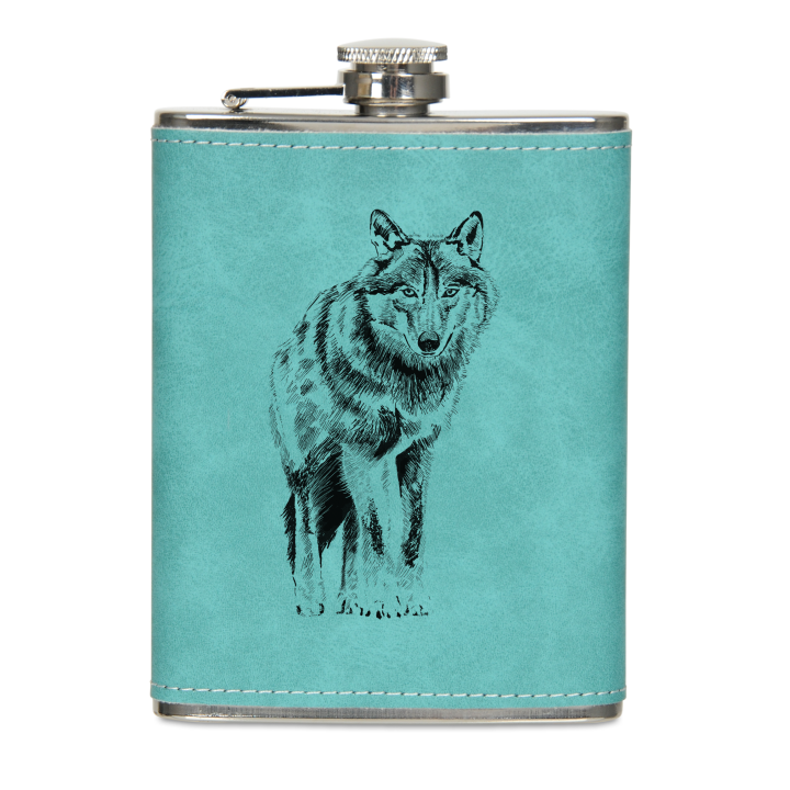 Piersiówka w ekoskórze 200 ml