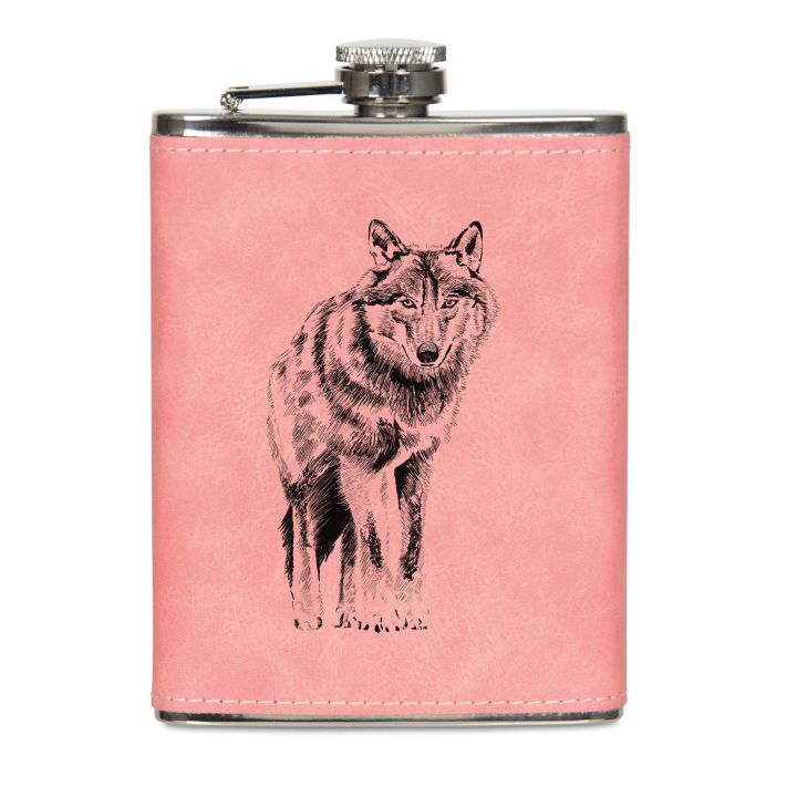 Piersiówka w ekoskórze 200 ml