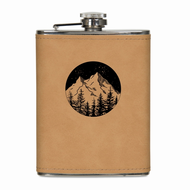 Piersiówka w ekoskórze 200 ml