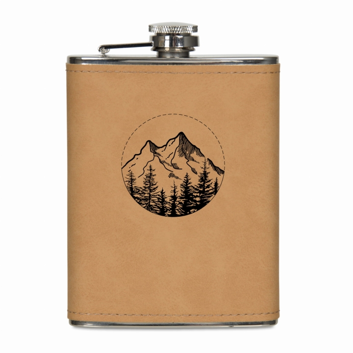 Piersiówka w ekoskórze 200 ml