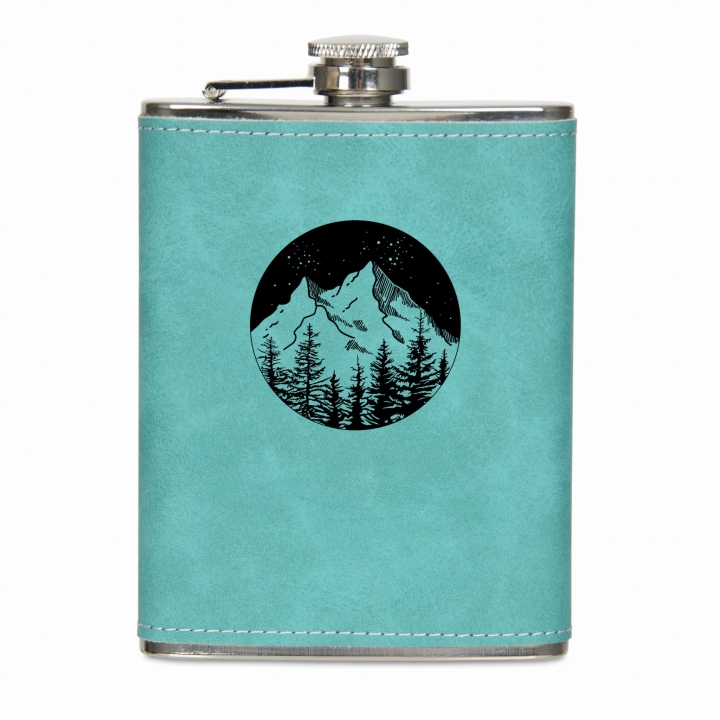 Piersiówka w ekoskórze 200 ml