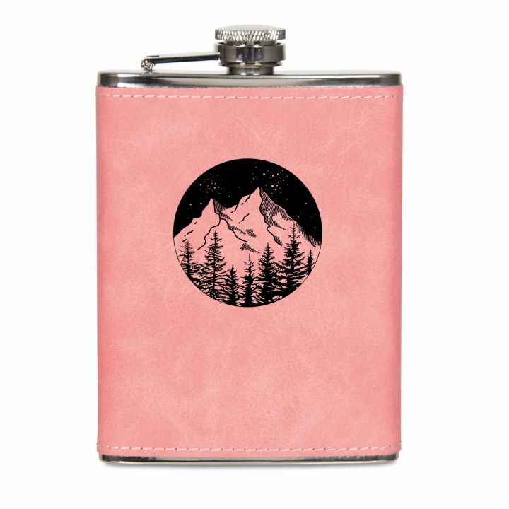 Piersiówka w ekoskórze 200 ml