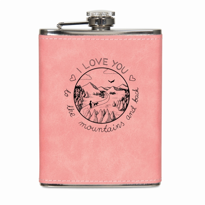 Piersiówka w ekoskórze 200 ml