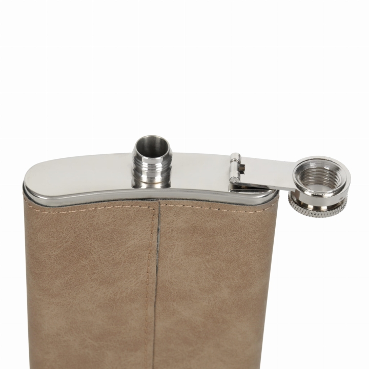 Piersiówka w ekoskórze 200 ml