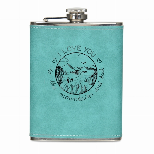 Piersiówka w ekoskórze 200 ml