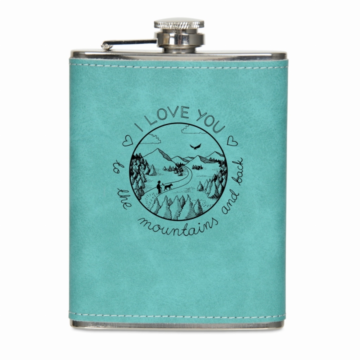 Piersiówka w ekoskórze 200 ml