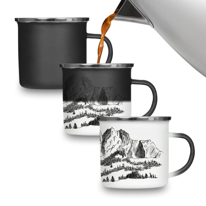 Kubek magiczny emaliowany - Góry