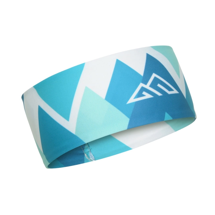 Opaska elastyczna na głowę - MINT GEOMETRIC