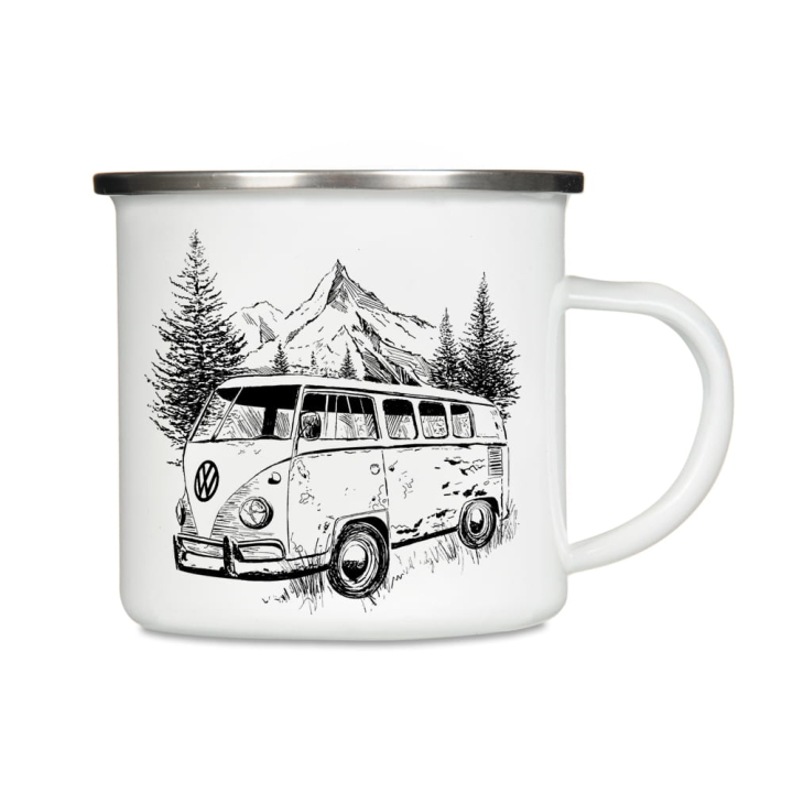 Kubek emaliowany - Vanlife