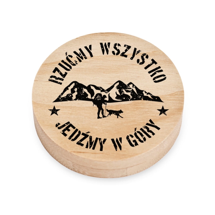 Otwieracz drewniany - Rzućmy wszystko, jedźmy w góry