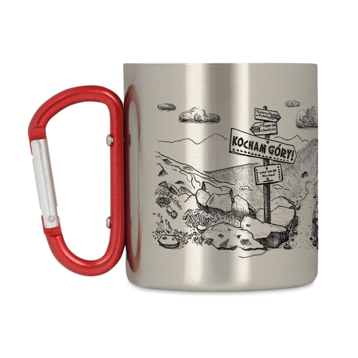 Kubek metalowy - Kocham góry