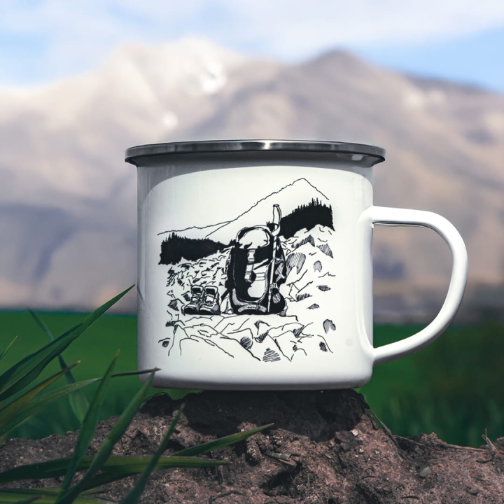 Kubek emaliowany - Ahoj Przygodo!