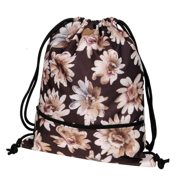 Worko-plecak z kieszenią zewnętrzną - Polne kwiaty