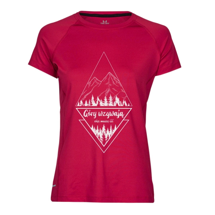 Koszulka sportowa damska - Góry wzywają więc muszę iść