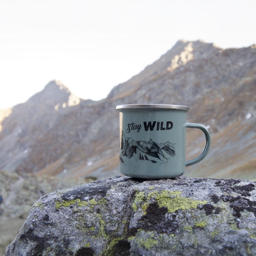 Kubek emaliowany - Stay Wild