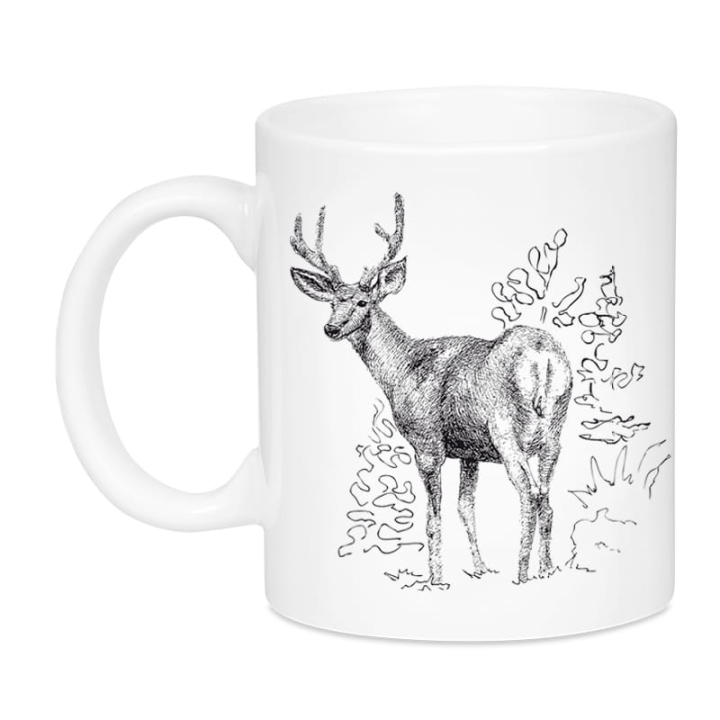 Kubek ceramiczny - Jelonek