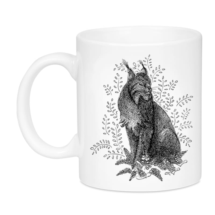 Kubek ceramiczny - Ryś