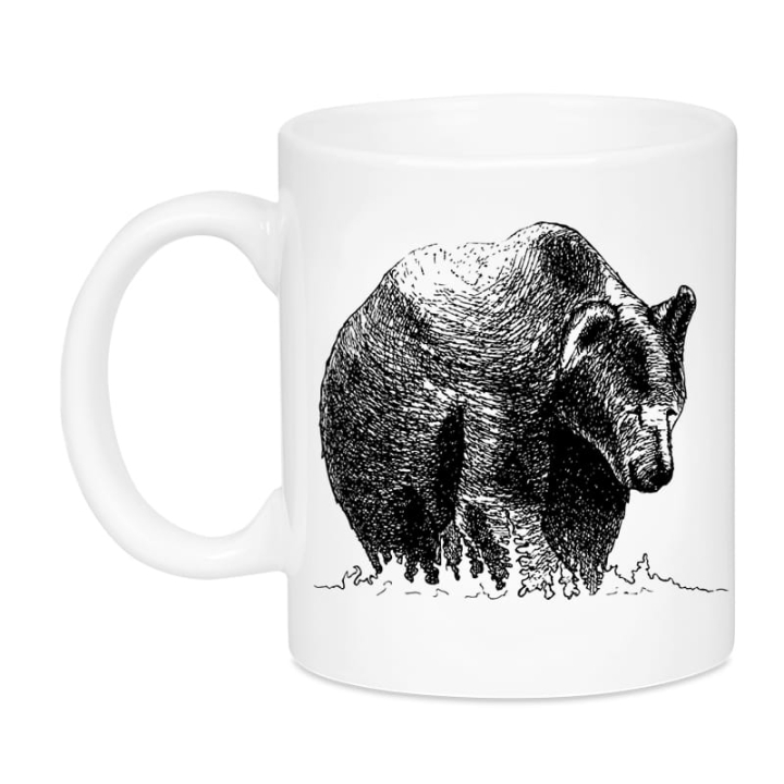 Kubek ceramiczny - Niedźwiedź
