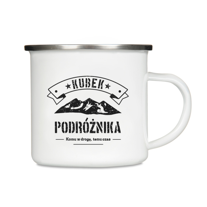 Kubek podróżnika - Komu w drogę, temu czas