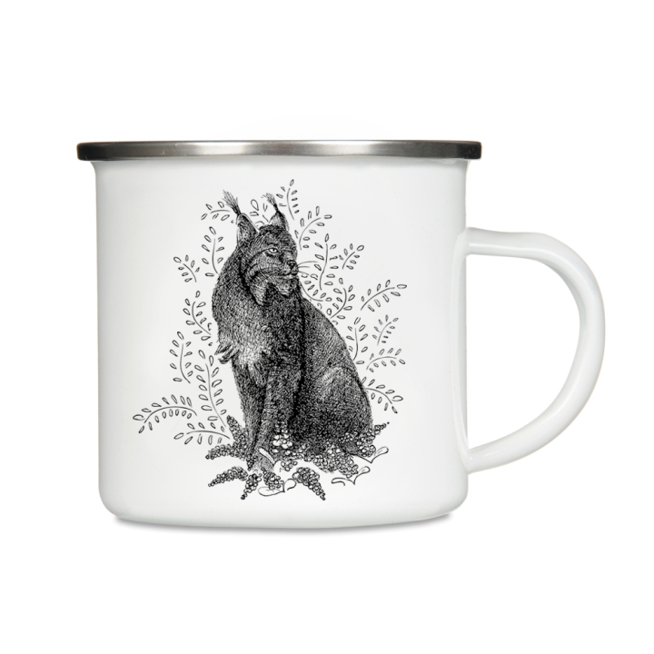 Kubek emaliowany - Ryś