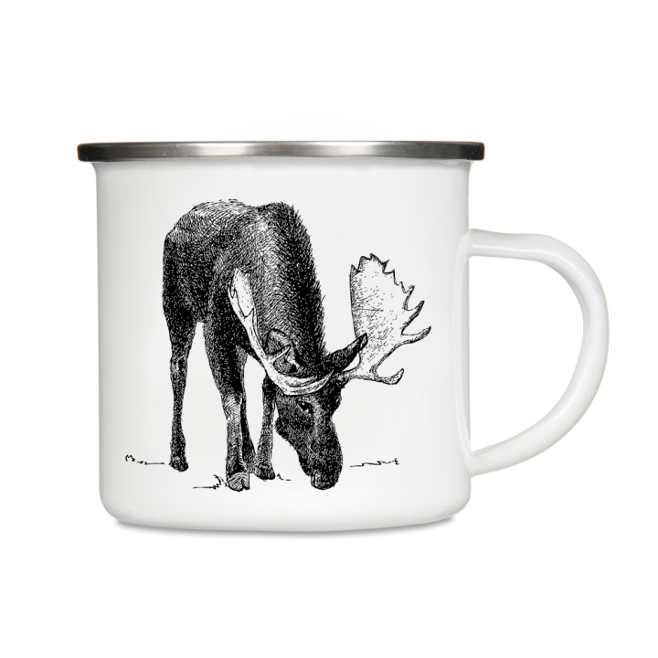 Kubek emaliowany - Łoś