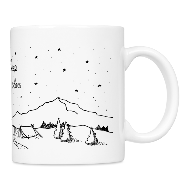 Kubek z nadrukiem - Let's sleep under the stars