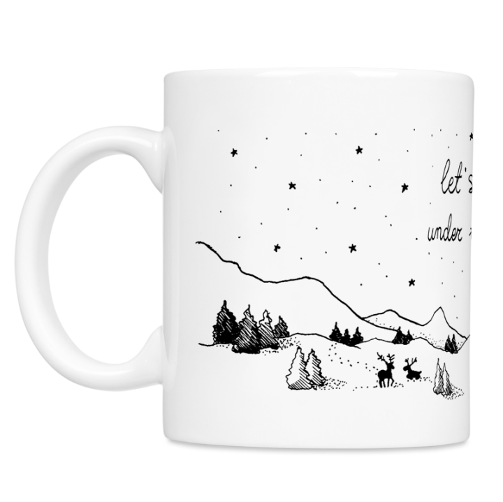 Kubek z nadrukiem - Let's sleep under the stars