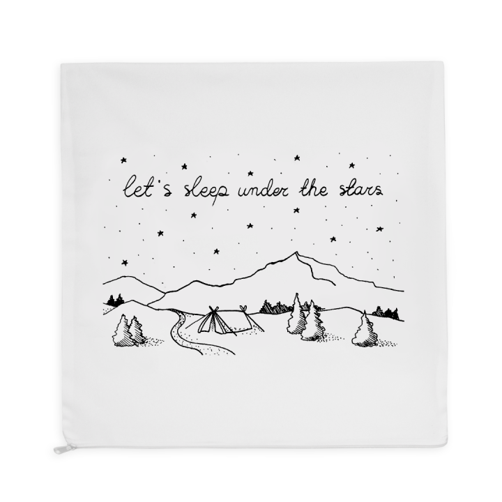 Poszewka na poduszkę - Let's sleep under the stars