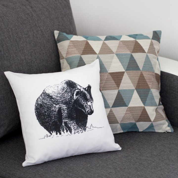 Poszewka na poduszkę - Niedźwiedź