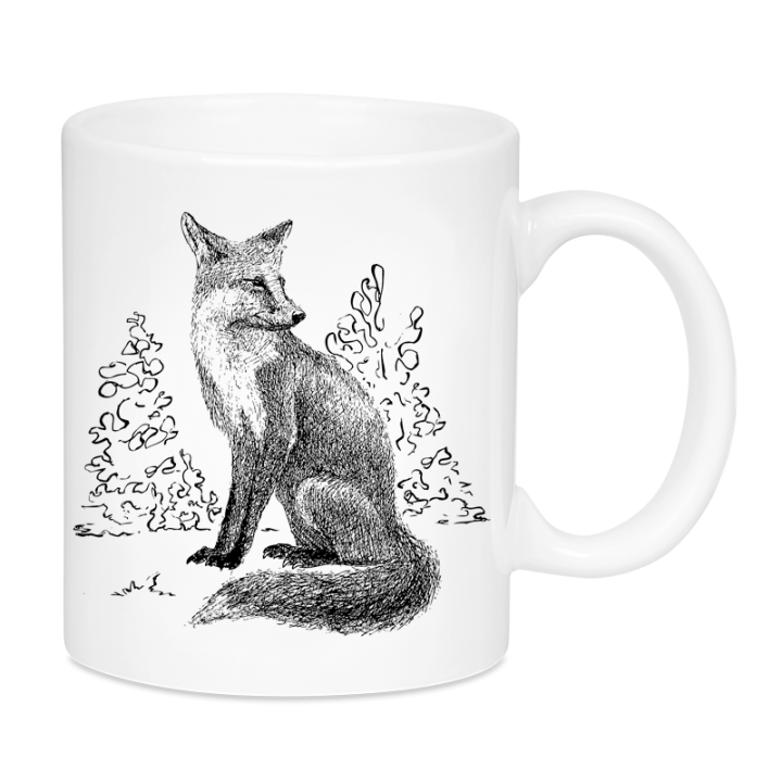 Kubek ceramiczny - Lis