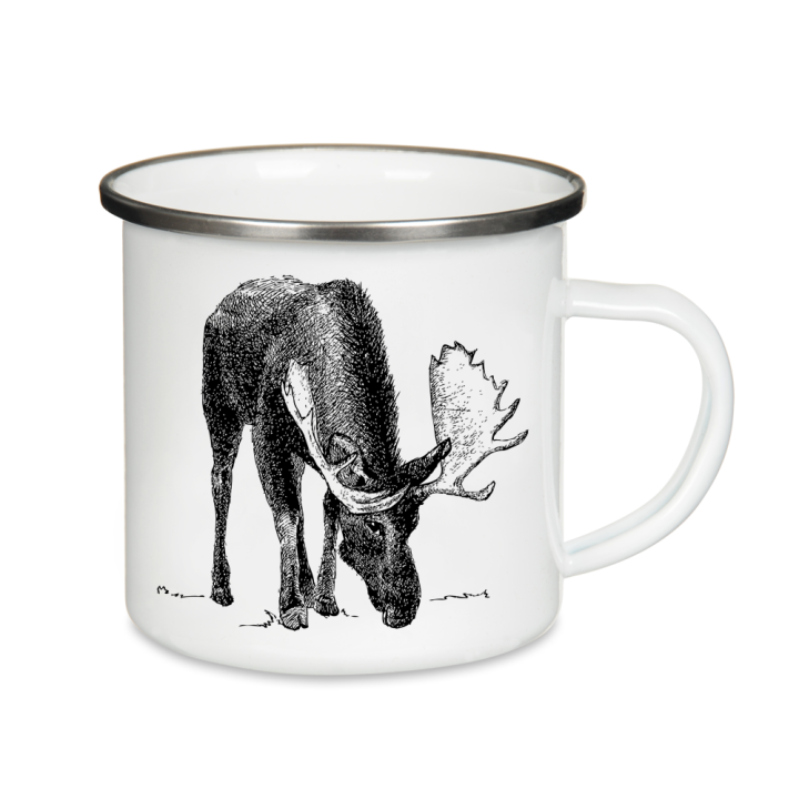 Kubek emaliowany - Łoś