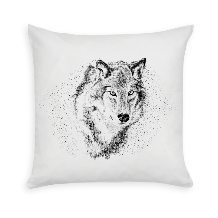 Poduszka z wilkiem