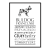 Plakat typograficzny - Buldog Francuski