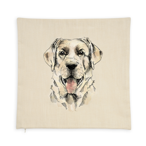 Pomysł na prezent - poduszka z Labradorem.