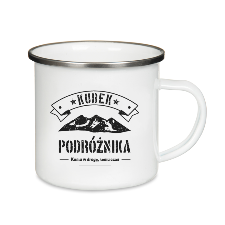Kubek podróżnika - Komu w drogę, temu czas