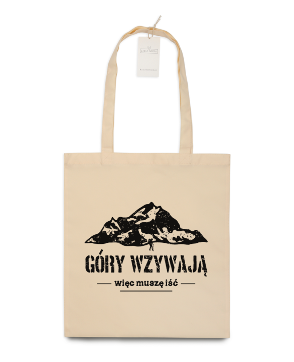Torba z nadrukiem z motywem górskim